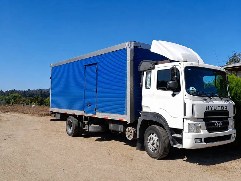 Camión de Hans Meyer Transporte en Casablanca